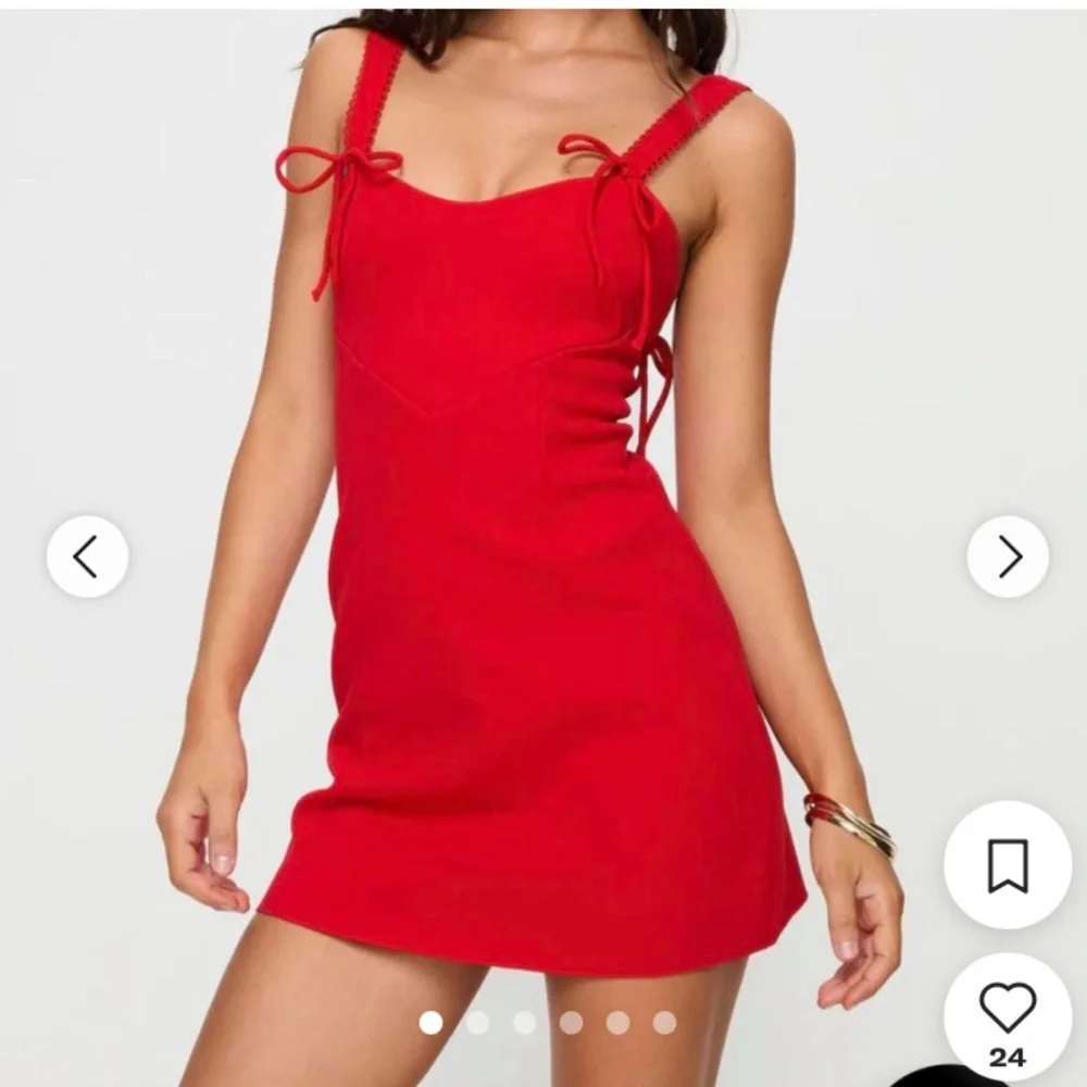 Princess Polly Vibrant Red Dress - Picture 4 of 4